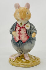 Royal Doulton Brambly Hedge Collection "Dusty Dogwood" 1982 Porcelain Figurine 