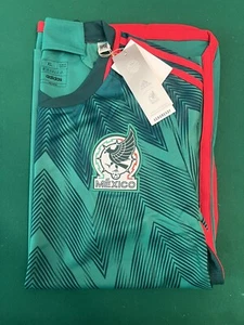 Adidas Mexico Jersey Men Green Soccer Futbol 2022 World Cup Slim Fit Authentic - Picture 1 of 13