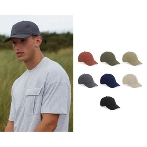 Gorra Beechfield Algodón Orgánico 6 Paneles B54 - Gorra Unisex de Béisbol Atletismo - Imagen 1 de 24