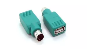 Retail Plus - USB 2.0 (A) Female to PS/2 Male Mouse/Keyboard Adapter Converter - Picture 1 of 2