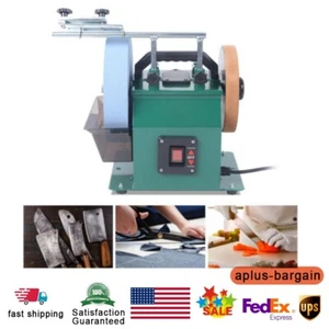 Electric Knife Sharpener Water-cooled Grinder ,Bench Wet Stone Grinding Machine - Picture 1 of 22