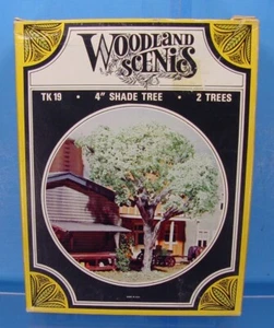 HO/HOn3/Sn3 WOODLAND SCENICS TREES TK19 4" TALL 2 SHADE TREES KIT - Picture 1 of 1