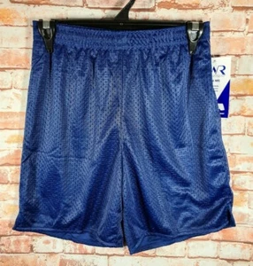 BNWT Girls Boys Sz 8 LW Reid Royal Blue Stretch Mesh Style School Sports Shorts - Picture 1 of 1