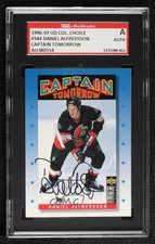 1996 Upper Deck Collector's Choice Daniel Alfredsson SGC Authentic Authentic HOF