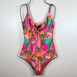 Revolve Beach Riot Leslie One Piece Swimsuit Sz L in Palm Beach Resort Vacation - Picture 1 of 13