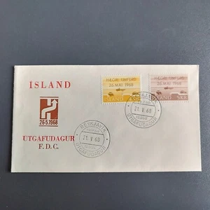 ICELAND. FDC cover. 21. V. 1968 - Picture 1 of 2