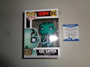 Figura Vinilo Funko Pop Firmada por Doug Jones Hellboy Abe Sapien Certificado de Autenticidad - Imagen 1 de 4