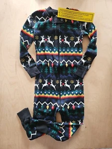 NEU MIT ETIKETT HANNA ANDERSSON VERY MERRY FAIR ISLE WEIHNACHTEN SCHLAFANZUG PYJAMA 75 12-18M - Bild 1 von 4
