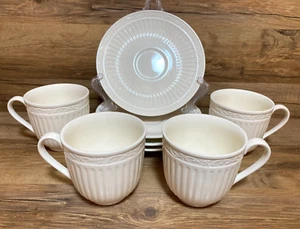 SET OF 4 - MIKASA - ITALIAN COUNTRYSIDE - TEA CUP & SAUCER SET DD900 - Picture 1 of 5