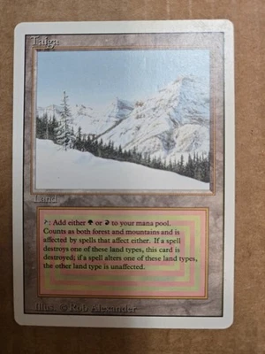 MTG Magic The Gathering MP Revised TAIGA - Image 1 of 2