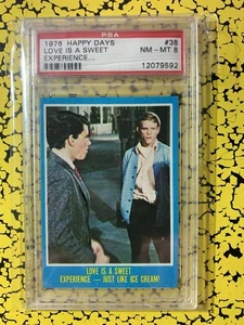 1976 Topps Happy Days Series 1 #38 LOVE IS A SWEET EXPERIENCE - Picture 1 of 2