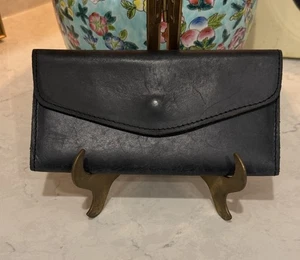 ABLE Local+Global Leather Wallet Women’s Trifold Black - Picture 1 of 12