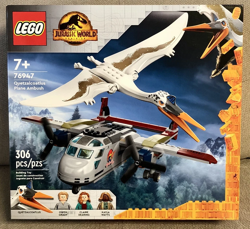 Quetzalcóatlus Plane Ambush (76947) Lego Jurassic World: Dominion (306 piezas) 2022 Foto 1 de 4