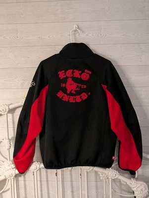 Vintage Ecko Track Jacket Y2K Black Full Zip Fleece Lined Skater Grunge Men's S - Image 1 of 4