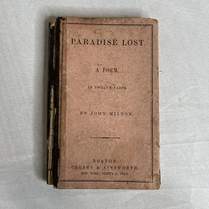 Antique Collectible PARADISE LOST-RARE John Milton 1865 - Picture 1 of 7