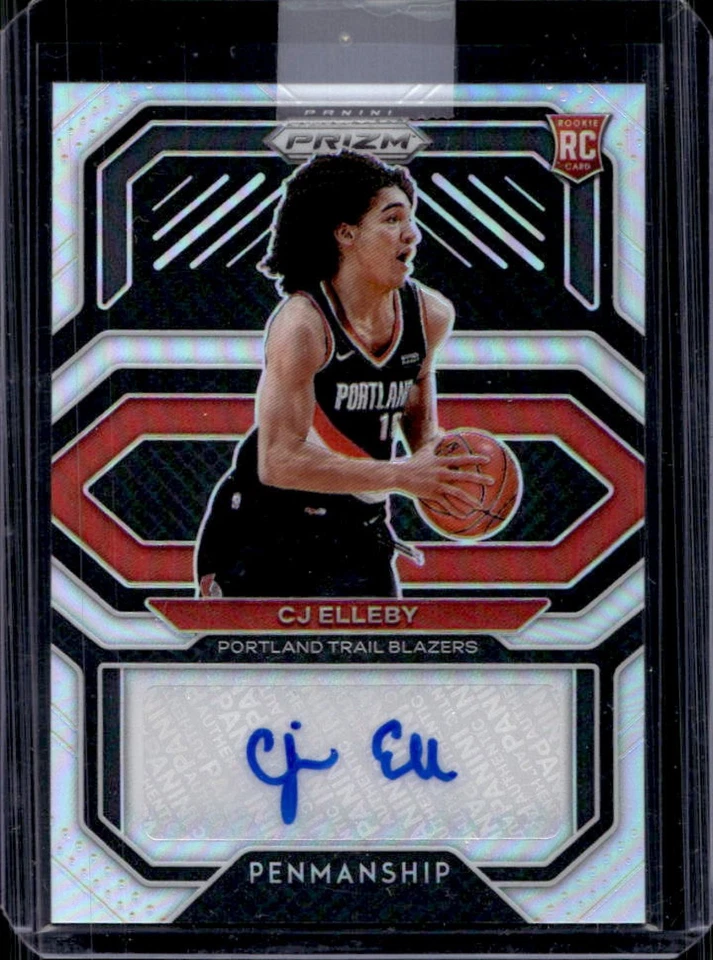 2020-21 Prizm CJ Elleby Rookie Penmanship RC Prizm Silver Auto #RP-CJE - Image 1 of 2