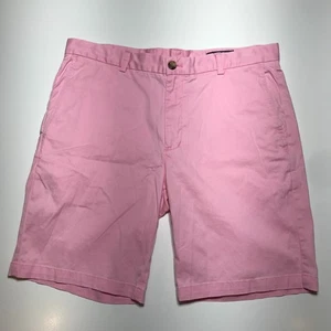 Vineyard Vines Breaker Short Mens Sz 35 Cotton Twill Chino Flexible 9 Inch Pink - Picture 1 of 16