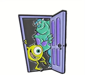 Monsters Inc Little Monster Metal Enamel Lapel Pin Badge Brooch Cartoon - Picture 1 of 6