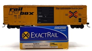 ExactRail EE-1602-1 HO Scale Railbox Evans 5277 Single Door Boxcar #1505 NIB - Picture 1 of 1