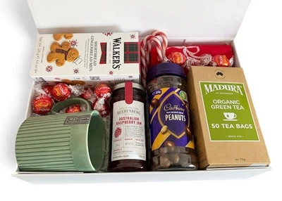 Christmas Gift Box Hamper Mug , Tea , Candle & More - Image 1 of 3