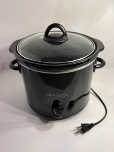 Crock-Pot Manual Slow Cooker, 2 Quart Black With Lid - Picture 1 of 12