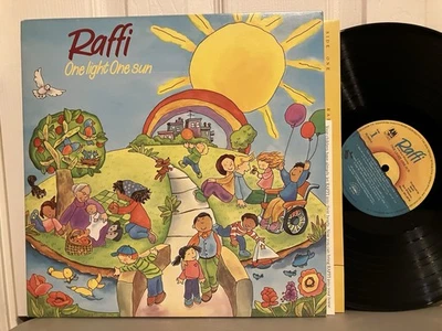 RAFFI - One Light One Sun Vinyl LP w/ Inner & Insert Children’s Kids Songs - Image 1 of 4