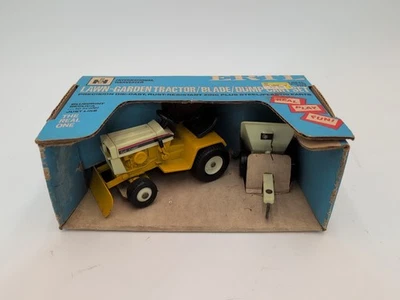 1/16 Ertl International Lawn & Garden Cub Cadet Tractor & Cart Set Blue Box  - Image 1 of 4