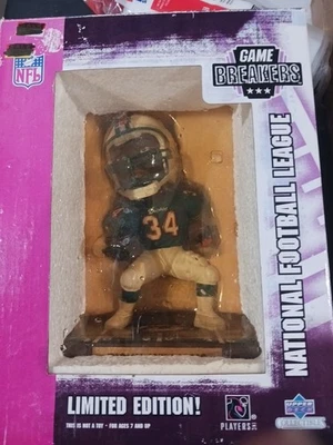 Estatueta NFL Miami Dolphins Ricky Williams Upper Deck Game Breakers RARA  - Imagem 1 de 2