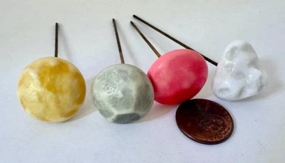 Alfileres con punta de vidrio vintage de 21 mm hallazgos Japón 4 Foto 1 de 2