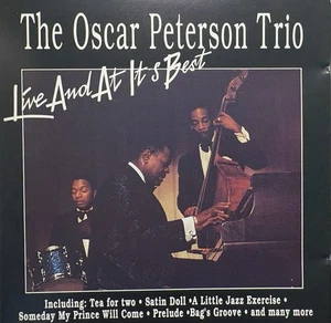 LIVE & AT IT'S BEST - OSCAR PETERSON TRIO, CD, IMPORT, 1990, MCR - Picture 1 of 2