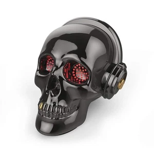 Skull Bluetooth Speaker Novelty Skeleton Unique Wireless Portable Speakers wi... - Picture 1 of 8