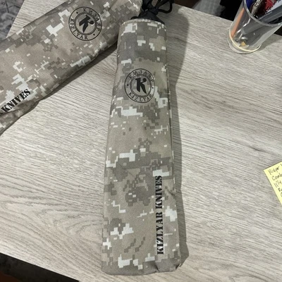 Faca de combate/combate russa Kizlyar Korshun. Cabo de borracha lâmina/cor SS - Imagem 1 de 4