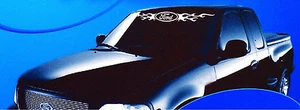 Adesivo Parabrezza Ford Fiamme 003 - Foto 1 di 2