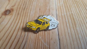 Citroen ZX Yellow 1991 Rally Car Enamel Pin Badge  - Foto 1 di 1