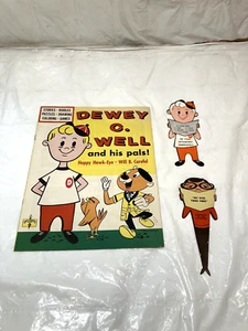 Vtg VISIONS CONSERVATION INSTITUTE Dewy C. Well Comic Coloring Book w Bookmarks - Picture 1 of 12