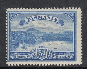 QV Tasmania SG 235 (1899-1900) 5d Bright Blue, Fine Mounted Mint - Picture 1 of 2