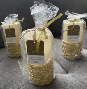 3 Cherish the Season Rahmenlose Kerze Urlaub Weihnachten Neu mit Etikett - Bild 1 von 8