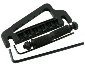 Hipshot 43100B Baby Grand 6-String Fixed Gibson Electric Guitar Bridge - BLACK - Picture 1 of 1