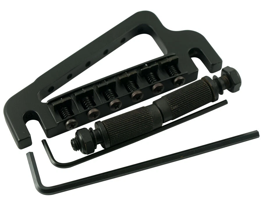 Hipshot 43100B Baby Grand 6-String Fixed Gibson Electric Guitar Bridge - BLACK - Image 1 of 1