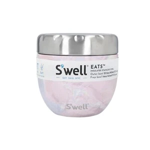 S'well Geode Rose Eats 2 in 1 Food Bowl Thermos Hot Cold Food Storage 636ml Pink - Picture 1 of 17