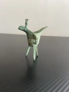 Chinese Antient Bronze Wine Cup #O029 - Picture 1 of 11