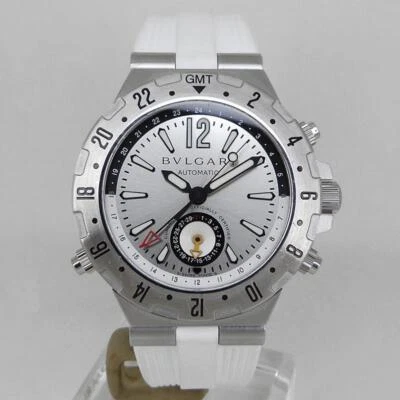 BVLGARI Watch GMT40S Diagono Professional GMT Automatic Silver dial SS 40mm 100M - Image 1 of 4
