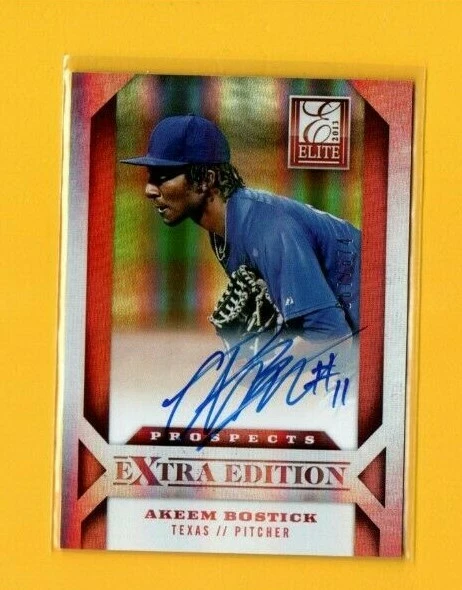 D14196 2013 Elite Extra Edition #140 Akeem Bostick AUTOGRAPH  #667/674 - Image 1 of 1