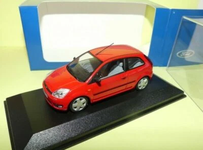 Ford Fiesta 2002 3 Doors Bright Red Minichamps 1/43 Rot Red Rosso LH Drive - Image 1 of 2