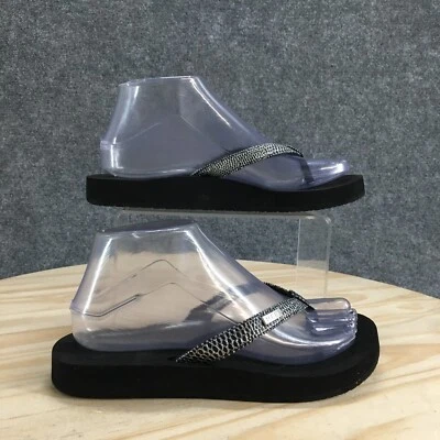 Cushion By Reef Sandals Womens 7 Flip Flop Black Toe Post Casual Slip On Comfort - Image 1 of 4