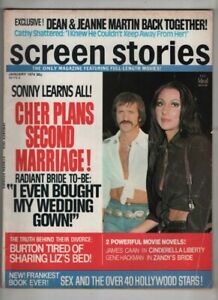 Histoires d'écran Mag Sonny Bono & Cher Richard Burton janvier 1974 081721nonr