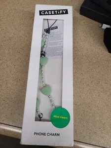 Casetify Phone Charm Mint Heart - Picture 1 of 2