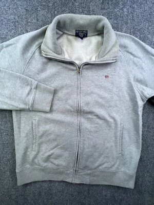 Chaqueta Polo Jeans Company Ralph Lauren Grande Cremallera Completa Gris Polar Interior con Logo Foto 1 de 4