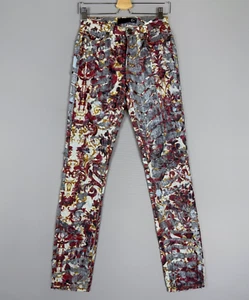 ICONIC Roberto Cavalli JUST Cavalli Printed Lagenlook Designer Jeans Gr. 27 41 - Bild 1 von 22