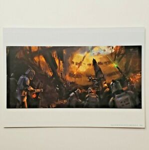 Star Wars Revenge of the Sith Concept Art Postcard Clone Troopers Concept Art